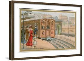 Paris Metro-null-Framed Giclee Print