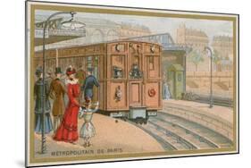 Paris Metro-null-Mounted Giclee Print