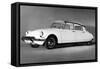 Paris, Modele De La Citroen DS 19 Dessinee Par L'italien Flaminio Bertoni .-null-Framed Stretched Canvas