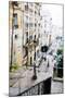 Paris Montmartre - In the Style of Oil Painting-Philippe Hugonnard-Mounted Giclee Print