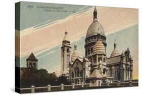 Paris, Montmartre, L'Eglise Du Sacre-Coeur-null-Stretched Canvas