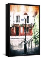 Paris Montmartre Stairs-Philippe Hugonnard-Framed Stretched Canvas