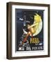 Paris Moon-null-Framed Premium Giclee Print