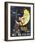 Paris Moon-null-Framed Premium Giclee Print