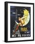 Paris Moon-null-Framed Premium Giclee Print