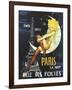 Paris Moon-null-Framed Giclee Print