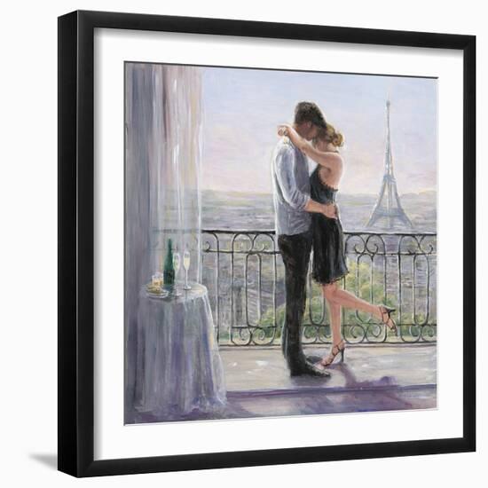 Paris Morning Romance-Karen Wallis-Framed Art Print