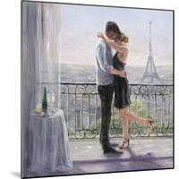 Paris Morning Romance-Karen Wallis-Mounted Art Print