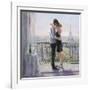 Paris Morning Romance-Karen Wallis-Framed Art Print