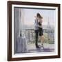 Paris Morning Romance-Karen Wallis-Framed Art Print