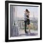 Paris Morning Romance-Karen Wallis-Framed Art Print