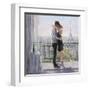 Paris Morning Romance-Karen Wallis-Framed Art Print