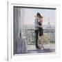 Paris Morning Romance-Karen Wallis-Framed Art Print