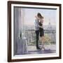 Paris Morning Romance-Karen Wallis-Framed Art Print