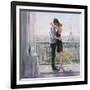 Paris Morning Romance-Karen Wallis-Framed Art Print