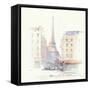 Paris Morning Square-Avery Tillmon-Framed Stretched Canvas