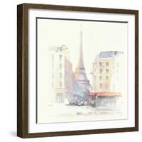 Paris Morning Square-Avery Tillmon-Framed Art Print