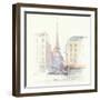 Paris Morning Square-Avery Tillmon-Framed Art Print