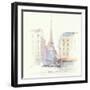 Paris Morning Square-Avery Tillmon-Framed Art Print