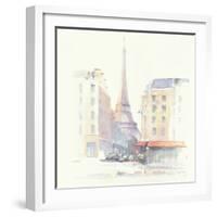 Paris Morning Square-Avery Tillmon-Framed Art Print