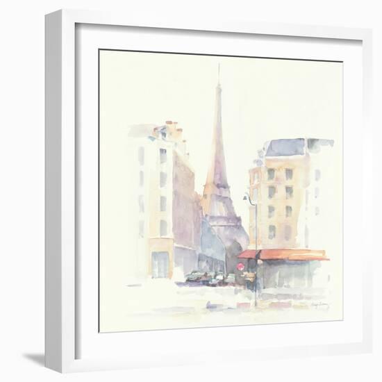 Paris Morning Square-Avery Tillmon-Framed Art Print