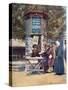 Paris, News Kiosk C20-Mortimer Menpes-Stretched Canvas