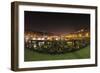 Paris Night Bridge I-Sebastien Lory-Framed Photographic Print