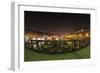 Paris Night Bridge I-Sebastien Lory-Framed Photographic Print