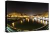 Paris Night Brige II-Sebastien Lory-Stretched Canvas