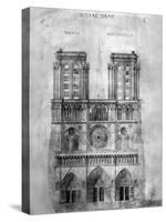 Paris: Notre Dame, 1848-Eugène Viollet-le-Duc-Stretched Canvas