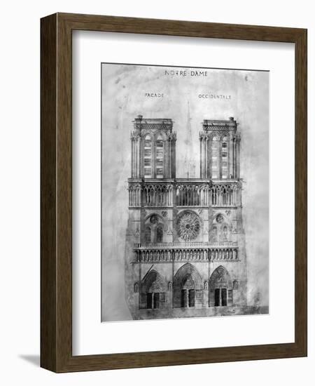 Paris: Notre Dame, 1848-Eugène Viollet-le-Duc-Framed Giclee Print