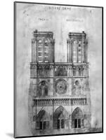 Paris: Notre Dame, 1848-Eugène Viollet-le-Duc-Mounted Giclee Print