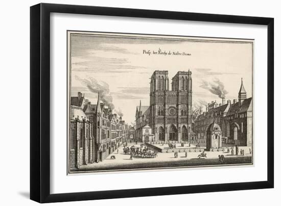 Paris, Notre Dame C17-Merian Merian-Framed Art Print