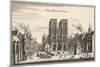 Paris, Notre Dame C17-Merian Merian-Mounted Premium Giclee Print