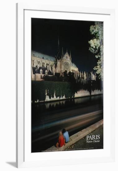 Paris, Notre Dame, French Tourism Office-null-Framed Art Print