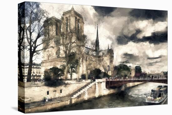 Paris Notre Dame-Philippe Hugonnard-Stretched Canvas