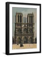 Paris, Notre Dame-null-Framed Giclee Print