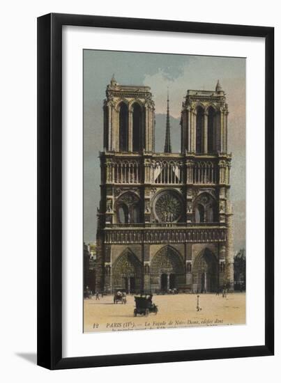 Paris, Notre Dame-null-Framed Giclee Print