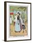 Paris Nursemaid Giving Her Charges Fresh Air in the Champs Elysees, C1890-null-Framed Giclee Print