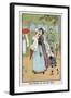 Paris Nursemaid Giving Her Charges Fresh Air in the Champs Elysees, C1890-null-Framed Giclee Print