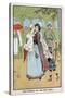 Paris Nursemaid Giving Her Charges Fresh Air in the Champs Elysees, C1890-null-Stretched Canvas