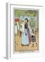 Paris Nursemaid Giving Her Charges Fresh Air in the Champs Elysees, C1890-null-Framed Giclee Print