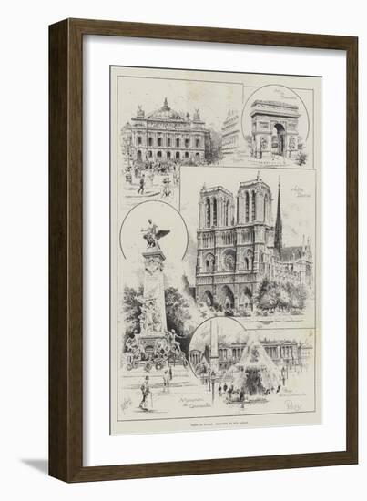 Paris of To-Day-null-Framed Giclee Print