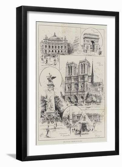 Paris of To-Day-null-Framed Giclee Print