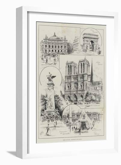 Paris of To-Day-null-Framed Giclee Print