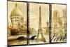 Paris - Old Photo-Album Series-Maugli-l-Mounted Art Print