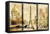 Paris - Old Photo-Album Series-Maugli-l-Framed Stretched Canvas