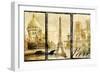 Paris - Old Photo-Album Series-Maugli-l-Framed Art Print