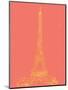 Paris on Coral-Nicholas Biscardi-Mounted Art Print