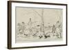 Paris on Horseback, the Bois De Boulogne and M De Lesseps-null-Framed Giclee Print